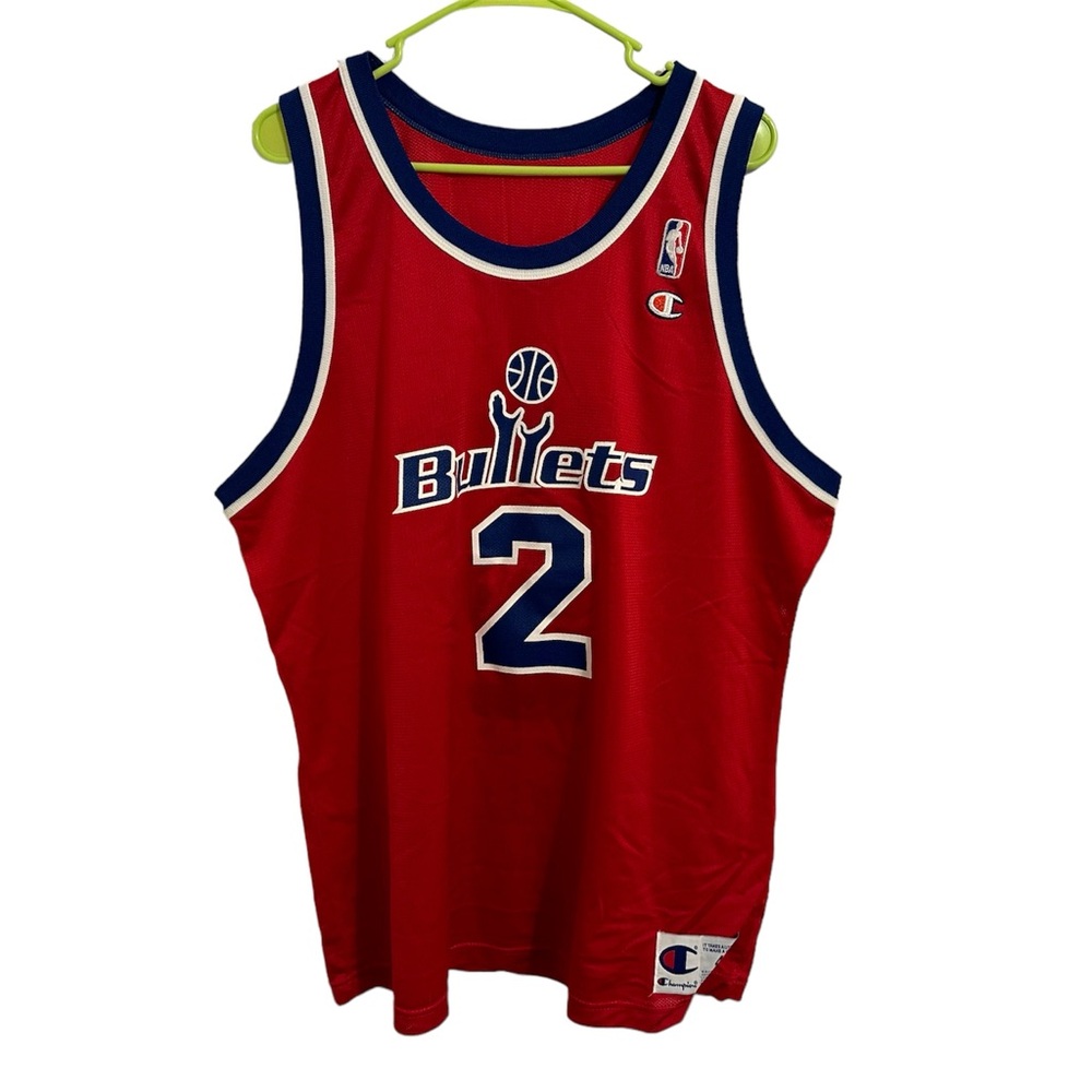 Champion Chris Webber Bullets Jersey Size 48.